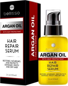 Moroccan Argan Oil Serum Frizz Control Hair Care Products for Women Moisturizer Treatment for Damaged Frizzy Dry Curly and Straight Hair Travel S