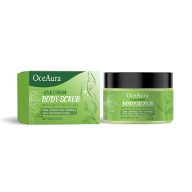 OceAura Green Tea Underarm Detox Scrub Exfoliating Student Men And Women Underarm Whitening Joint Rejuvenation Hydrating Moisturizing Scrub