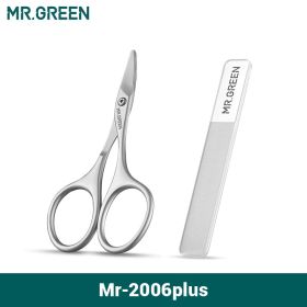 MR.GREEN Baby Safety Nail Scissors Nail Care Clippers Cutter Newborn Baby Convenient Daily Nail File Shell Shear Manicure Tool (Color: Mr-2006plus)